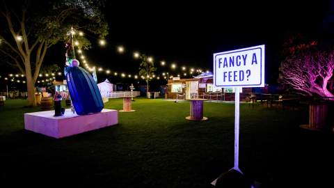 The Royal Botanic Garden Sydney's Vivid Pop-Up Bar