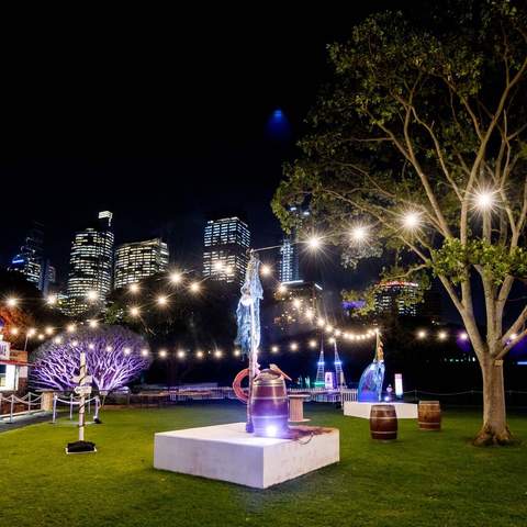 The Royal Botanic Garden Sydney's Vivid Pop-Up Bar