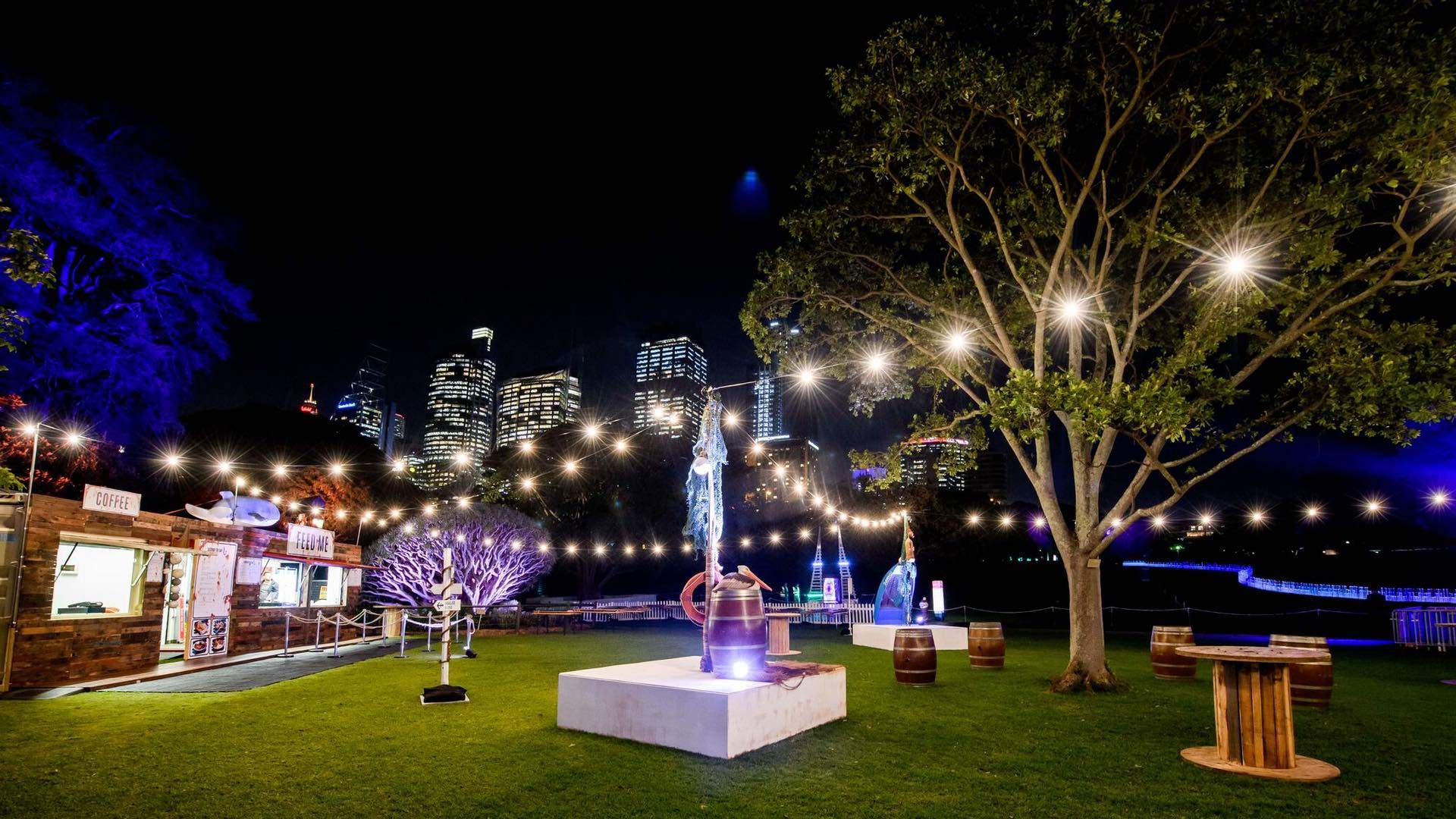 The Royal Botanic Garden Sydney's Vivid Pop-Up Bar
