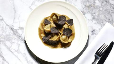 a bowl of pasta at Tipo 00 melbourne - one of the best italian restaurants in Melbourne