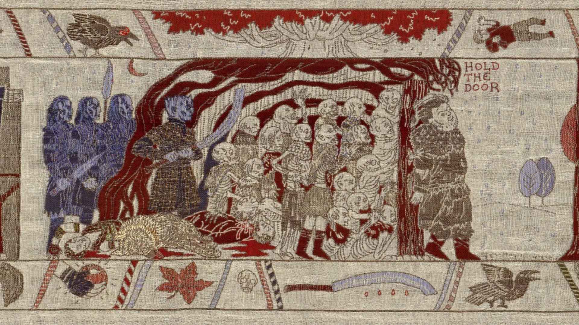 This Sprawling Tapestry Recreates the Entirety of 'Games of Thrones' Through Intricate Stitching