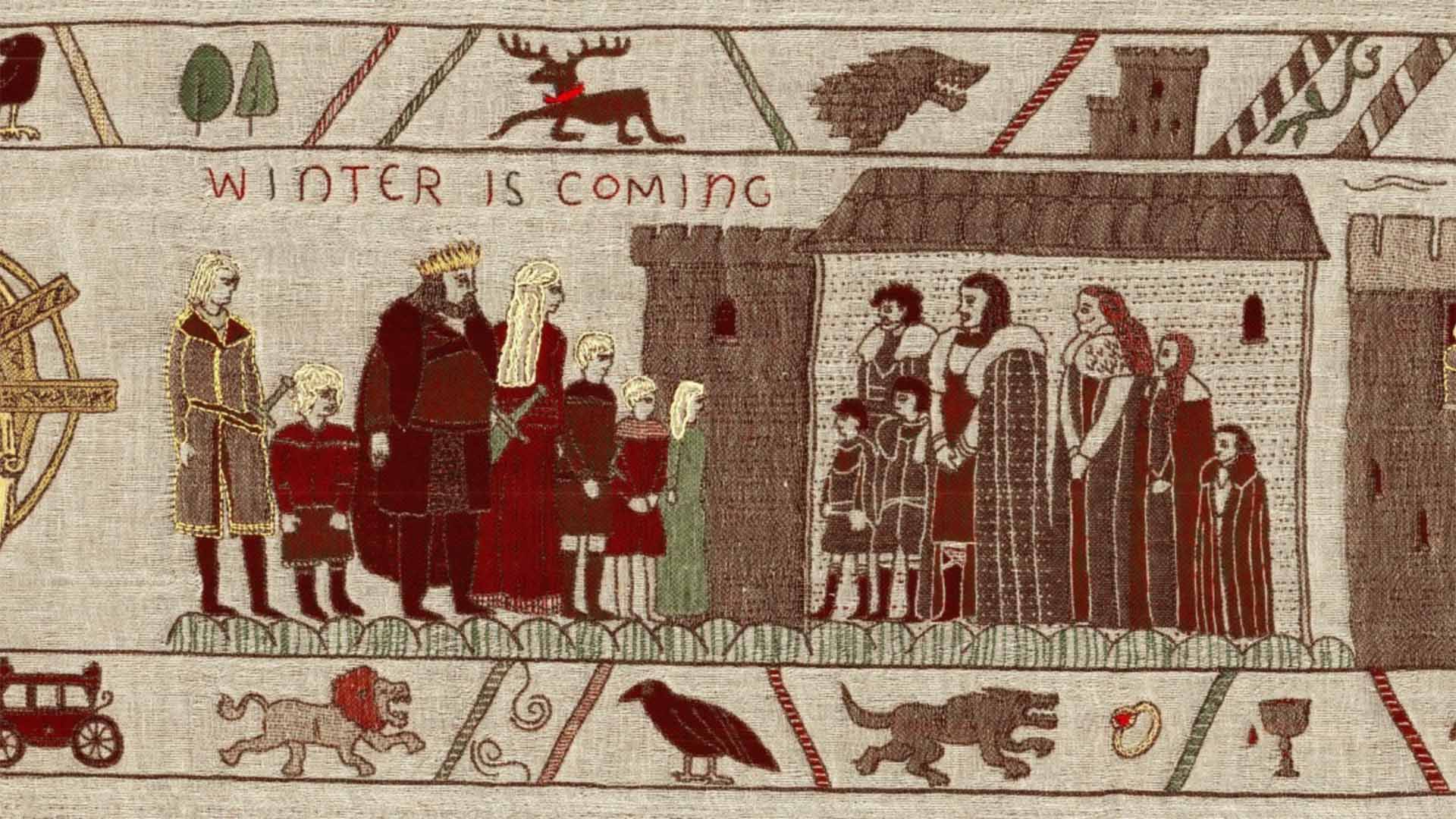 This Sprawling Tapestry Recreates the Entirety of 'Games of Thrones' Through Intricate Stitching