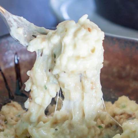 Cheese Wheel Risotto