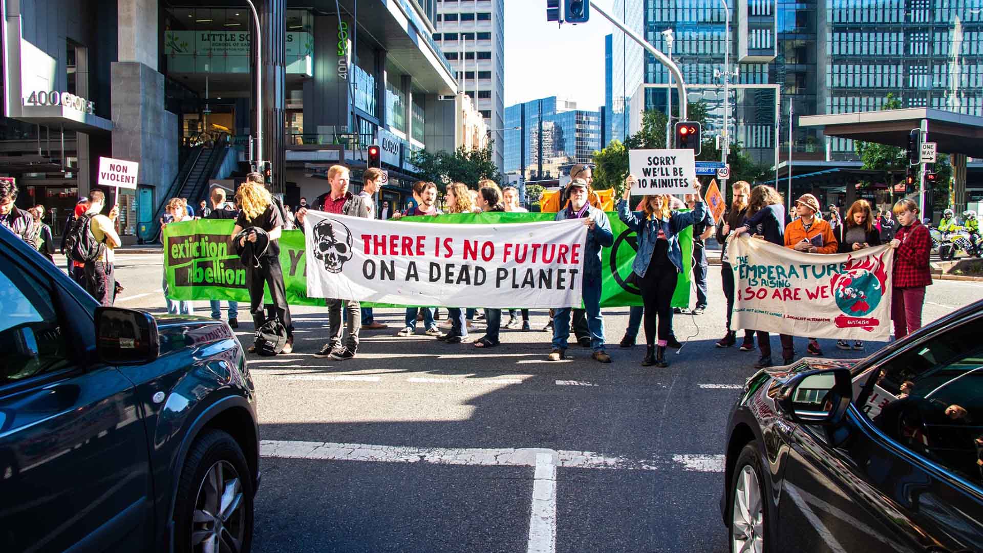Environmental Protesters Are Expected to Shut Down Brisbane's CBD This Morning