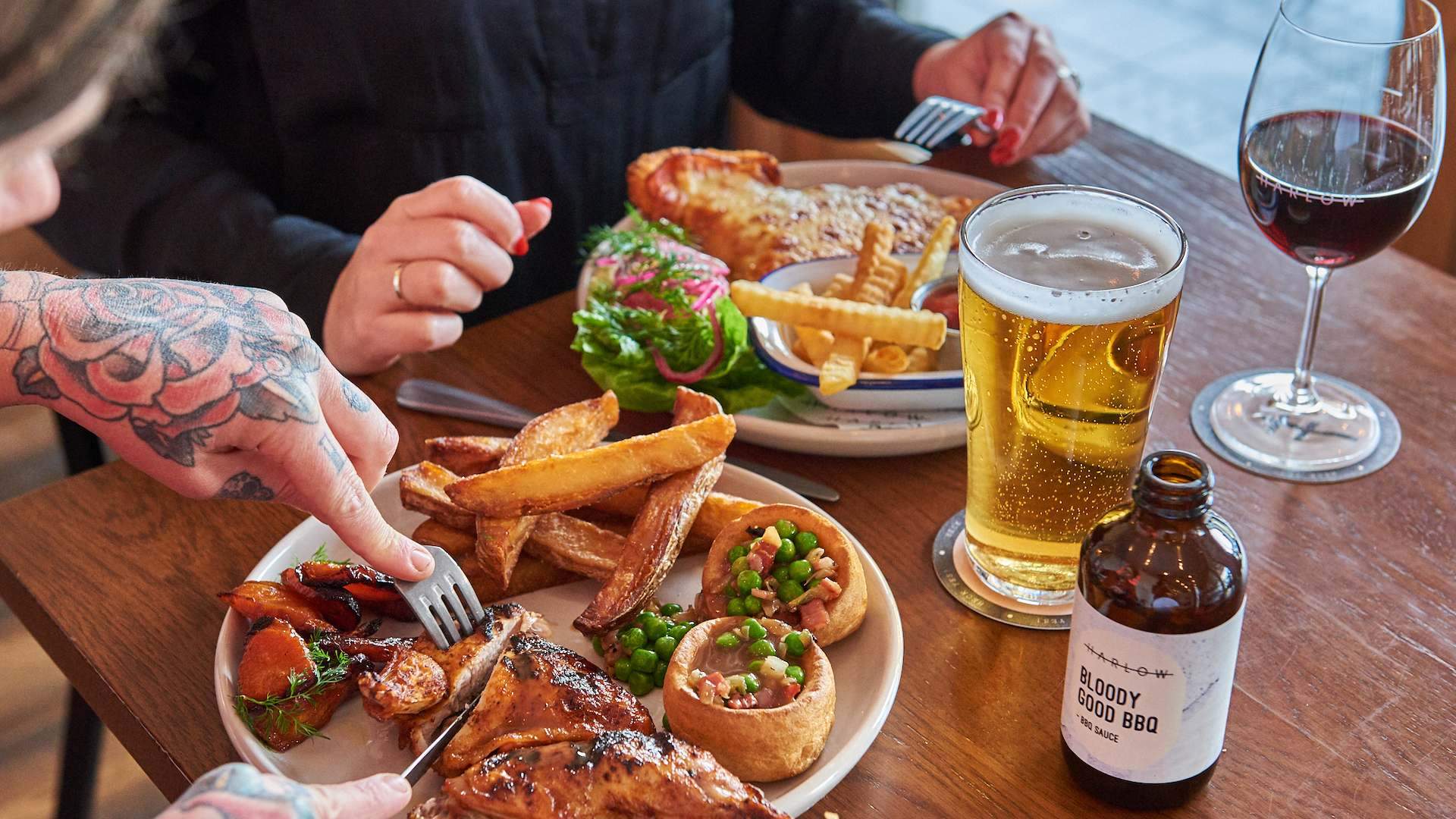 Sunday Roasts with Bottomless Wine Concrete Playground