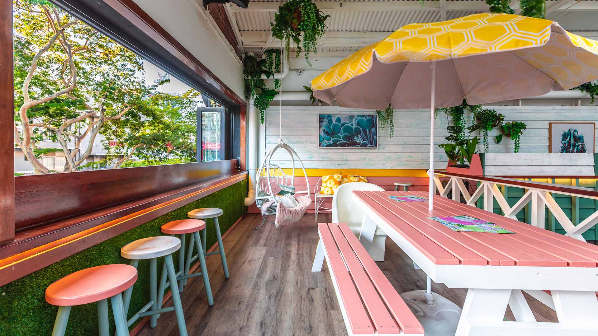 Ivory Tusk Is Fortitude Valley's New Palm Springs-Inspired Bar with a Garden Terrace