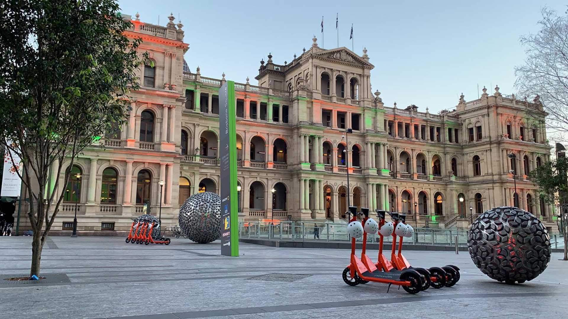 Neuron Mobility's OrangeHued Electric Scooters Have Hit Brisbane's