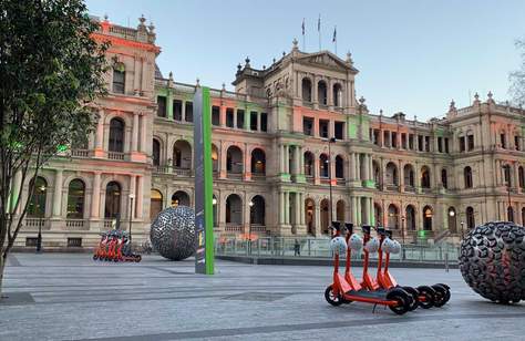 Neuron Mobility's Orange-Hued Electric Scooters Have Hit Brisbane's Streets