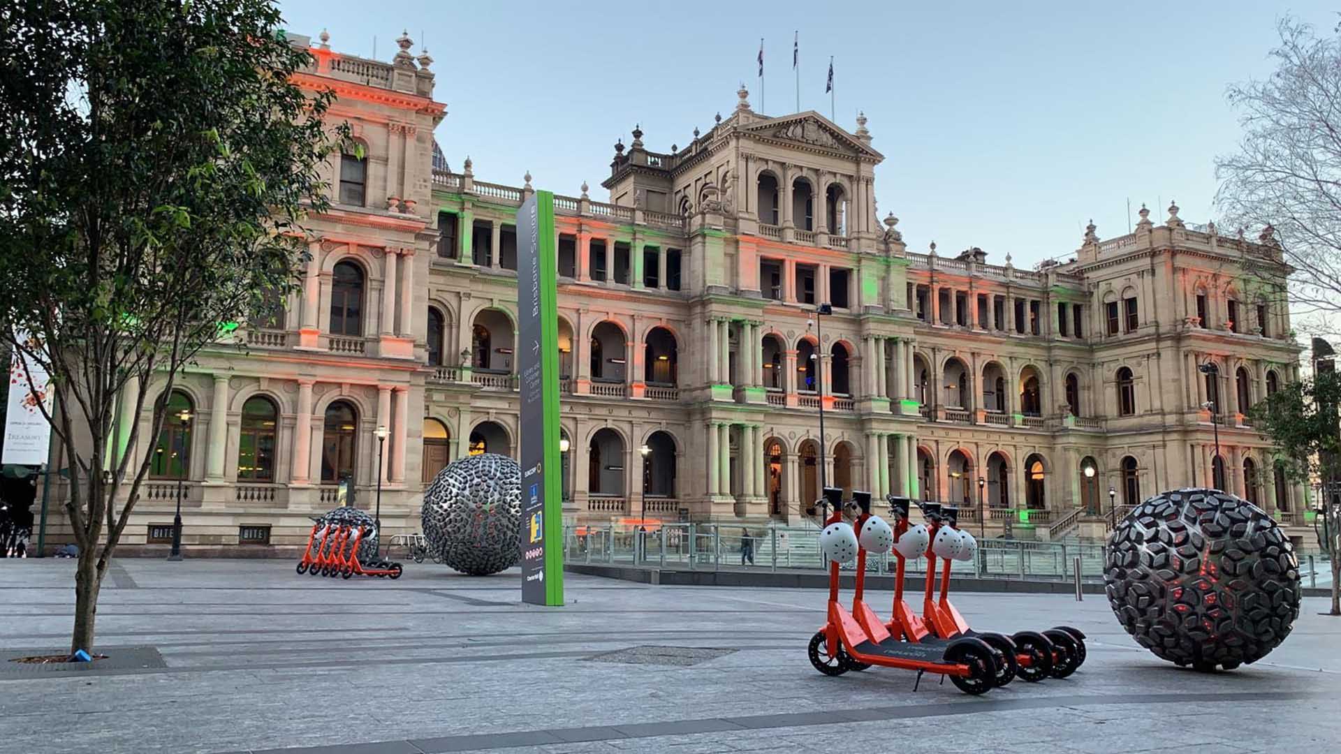 Neuron Mobility's Orange-Hued Electric Scooters Have Hit Brisbane's Streets