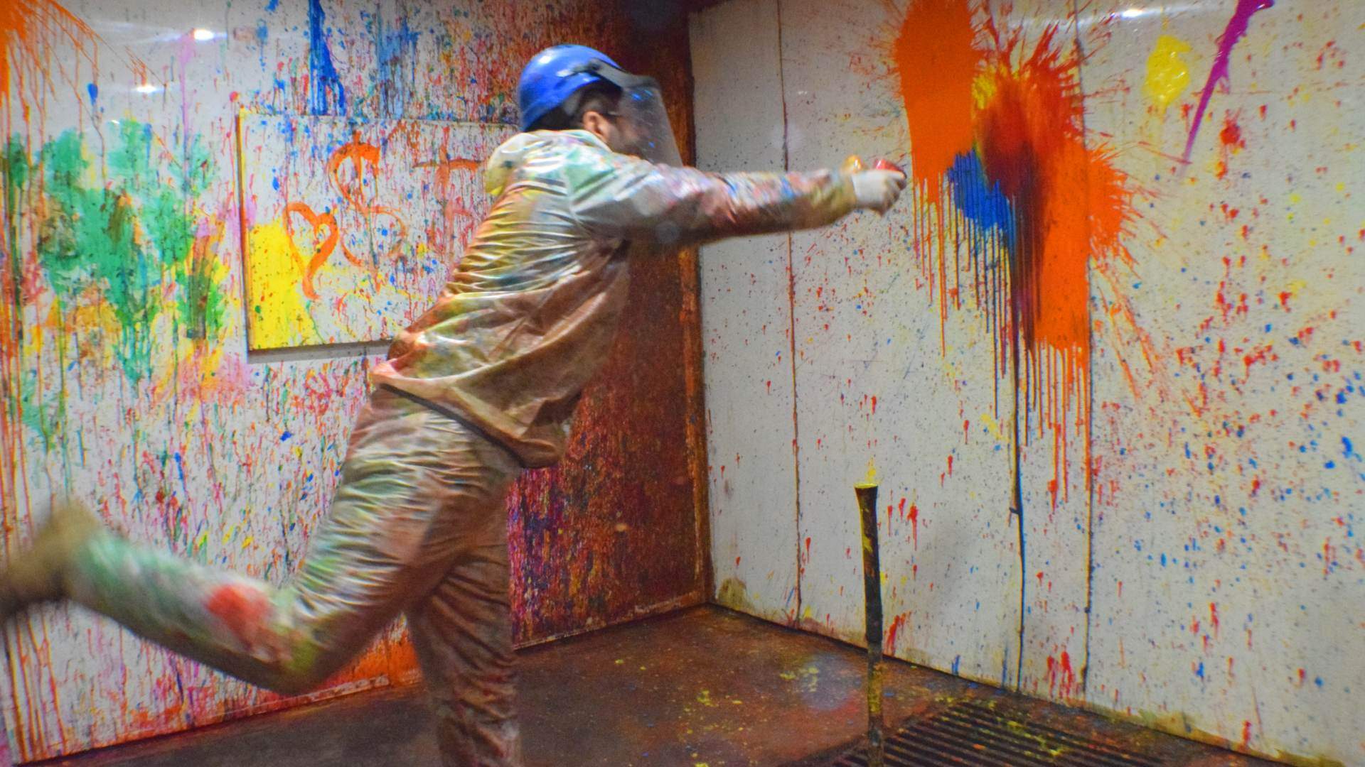 Smash Splash Is Melbourne's New Warehouse Where You Can Hurl Paint at Walls