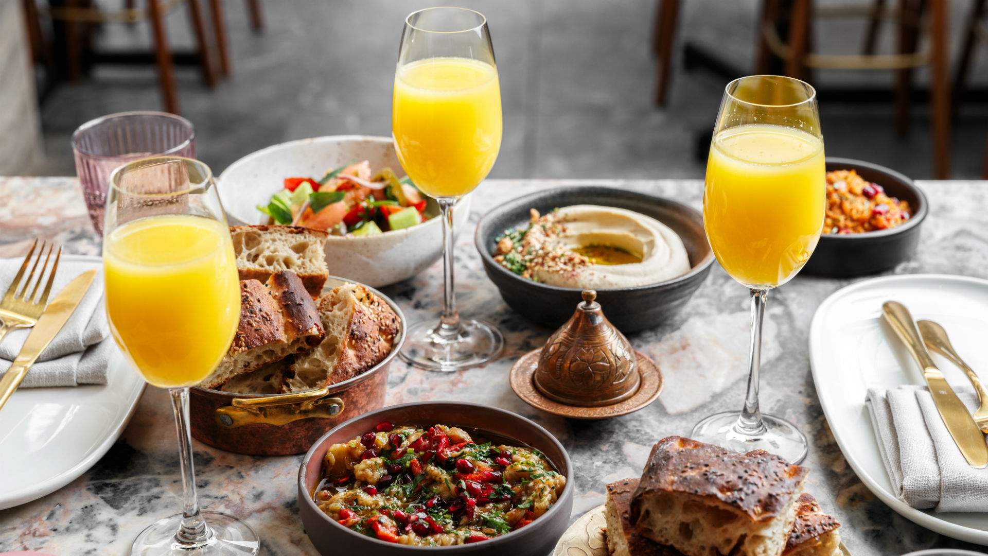 Meze and Mimosas