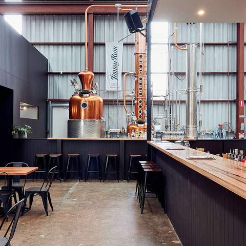 Jimmy Rum Is the Mornington Peninsula's Huge New Rum Distillery and Tasting Bar