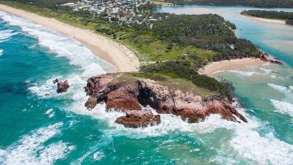 Red Rock Beach - one of the best beaches in Australia