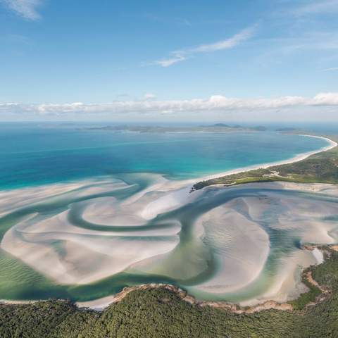 Whitehaven Beach - one of the best beaches in Australia.