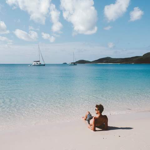 Whitehaven Beach - one of the best beaches in Australia.