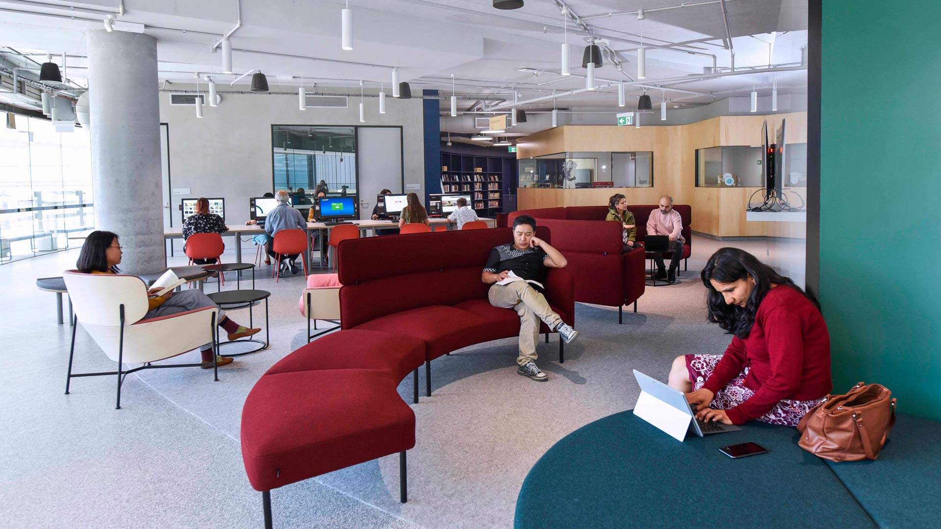 Sydney's Futuristic Two-Storey Darling Square Library Is Now Open
