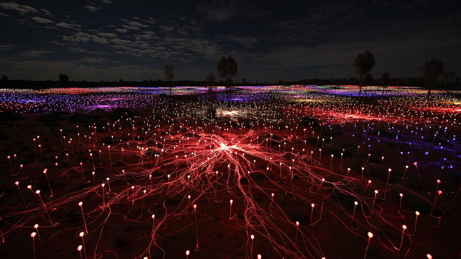 Uluru's Incredible 'Field of Light' Installation Has Been Extended Indefinitely