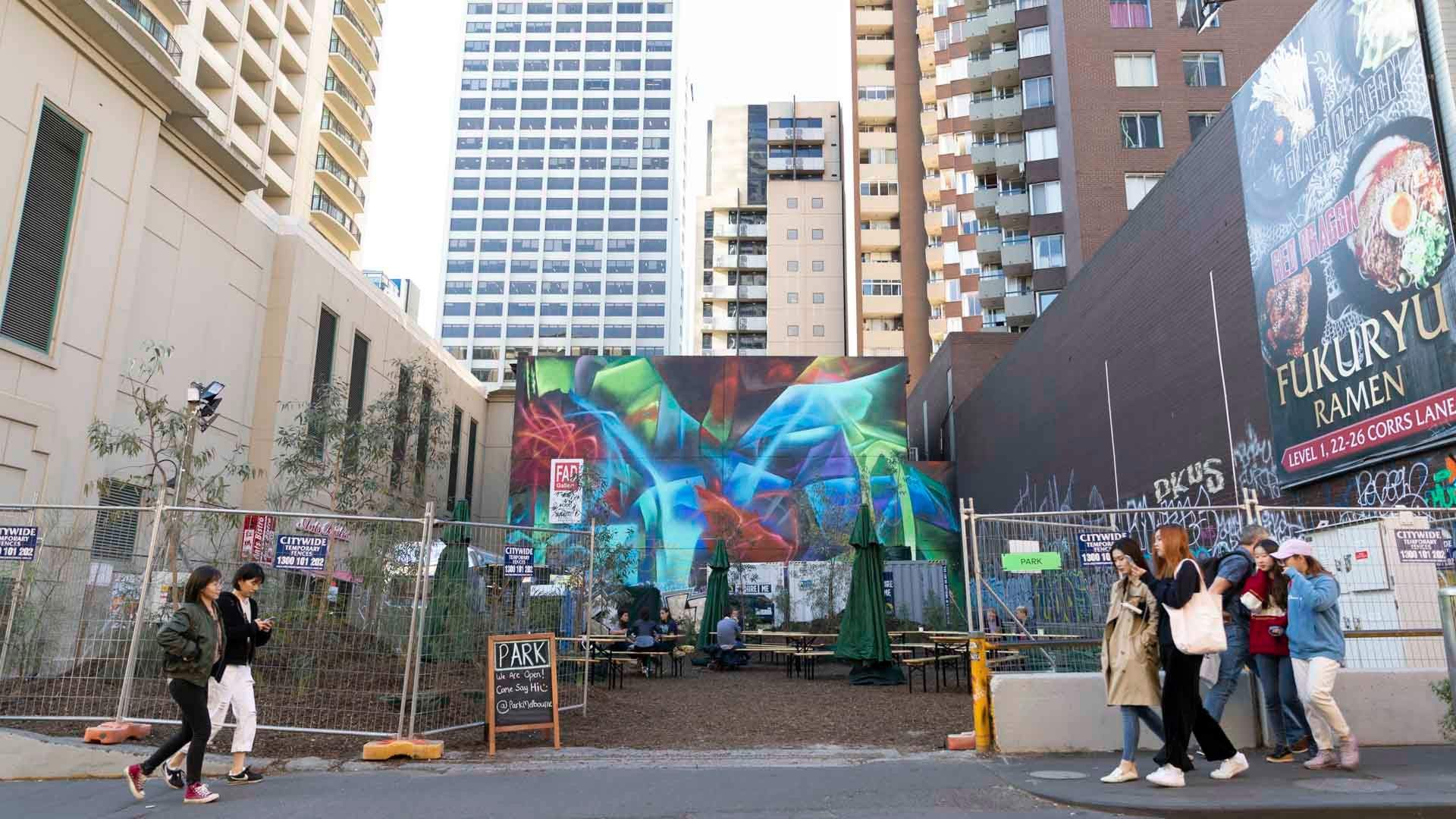 Park Melbourne Is the New Beer Garden and Arts Space in a Former Chinatown Car Park