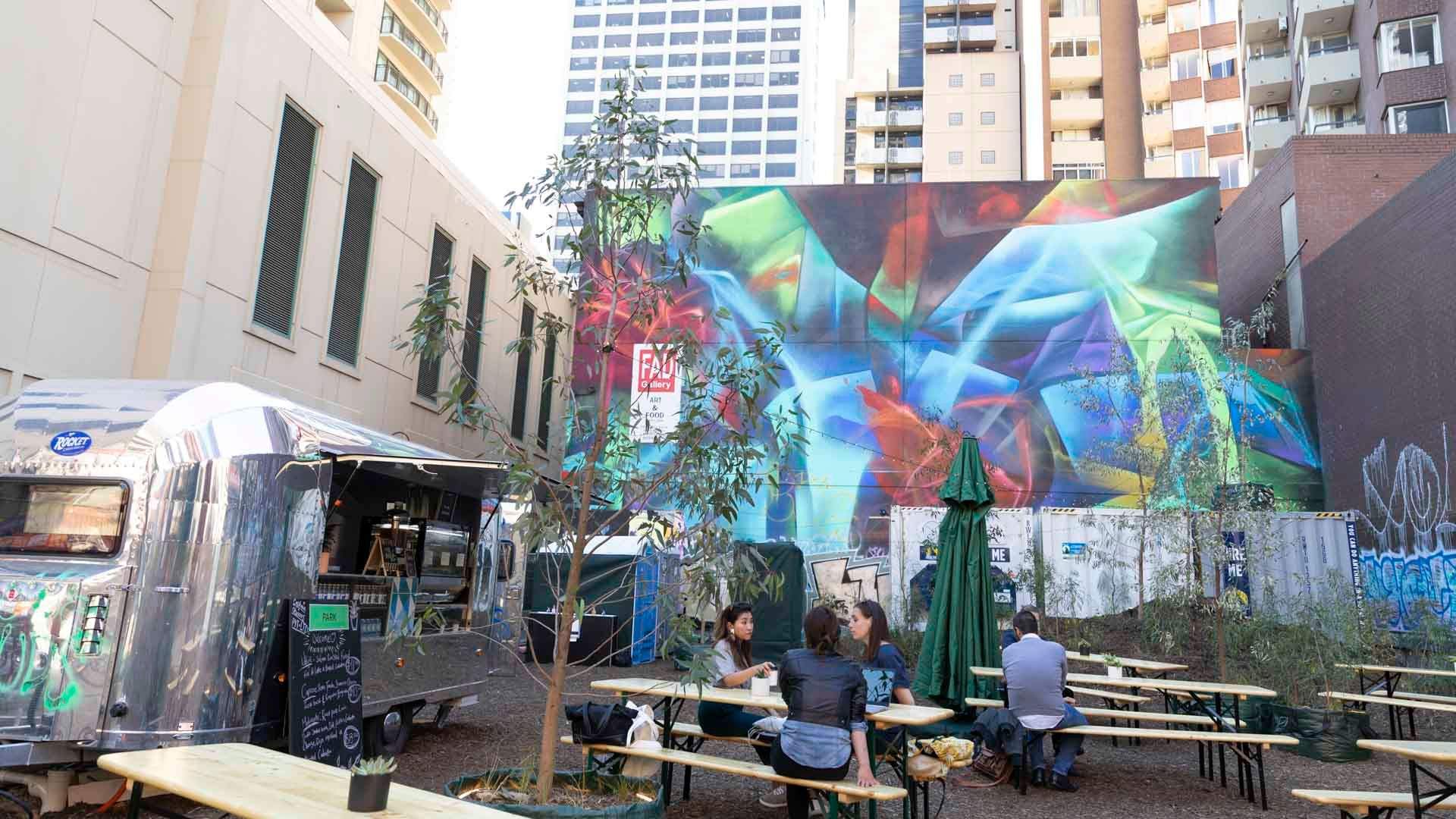 Park Melbourne Is the New Beer Garden and Arts Space in a Former Chinatown Car Park