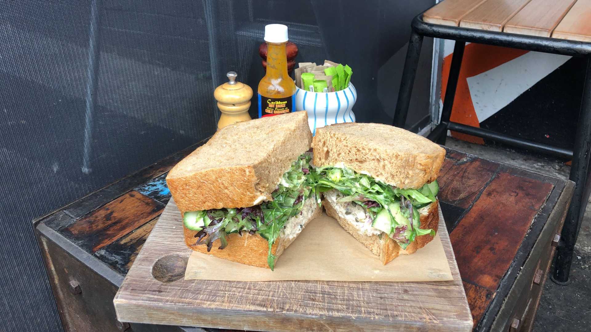Tuna sandwich from The Shop