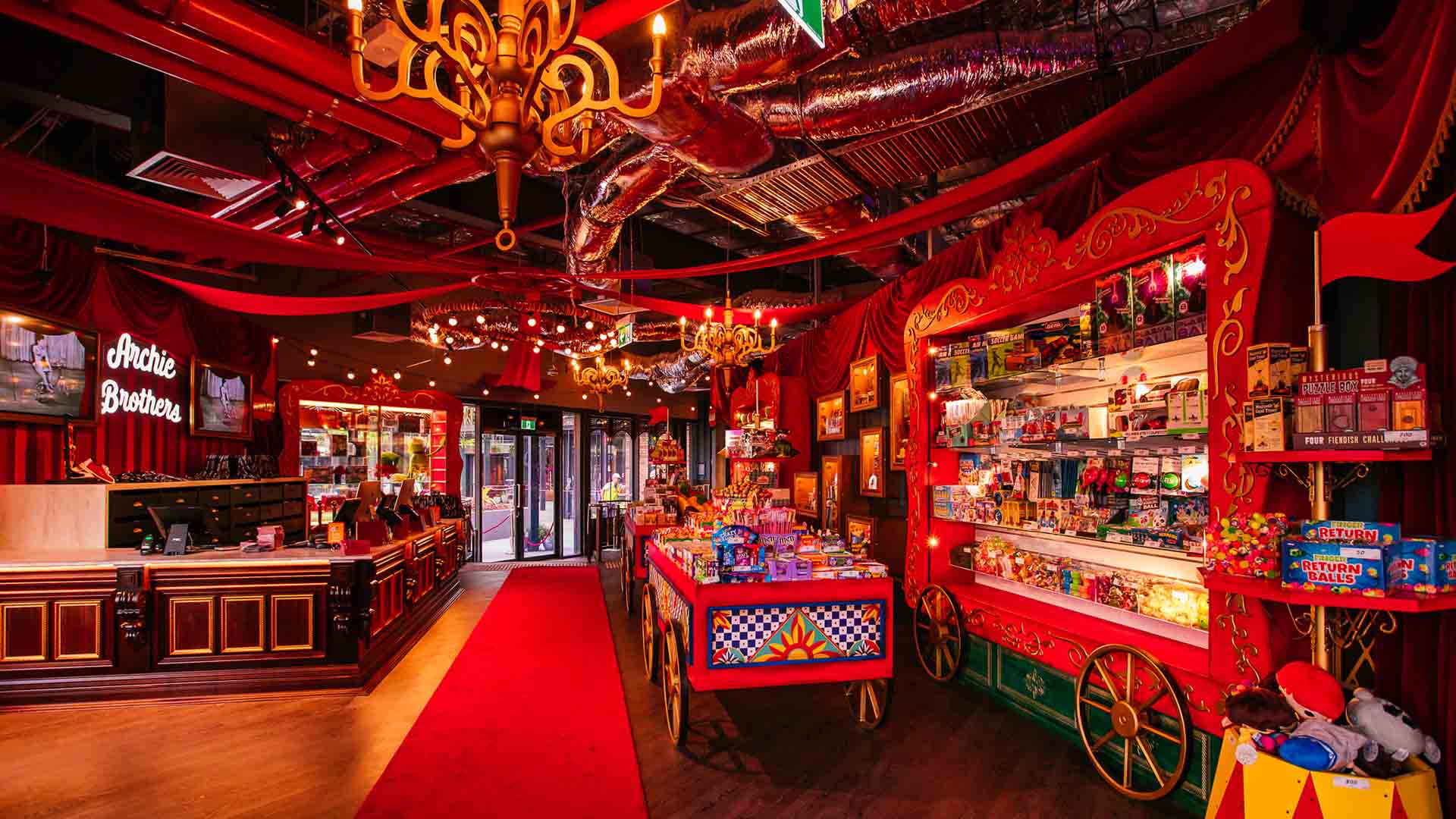Archie Brothers Is Brisbane's New Circus-Themed Arcade Bar for Kidults