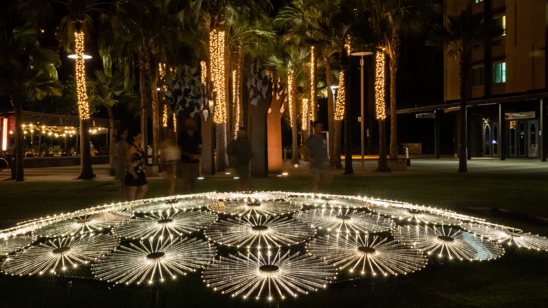 Darwin Is Now Home to an Illuminated Sculpture Trail from the Artist Behind Uluru's 'Field of Light'