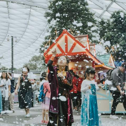 A Snow-Filled Winter Wonderland Has Descended on Singapore's Changi Airport