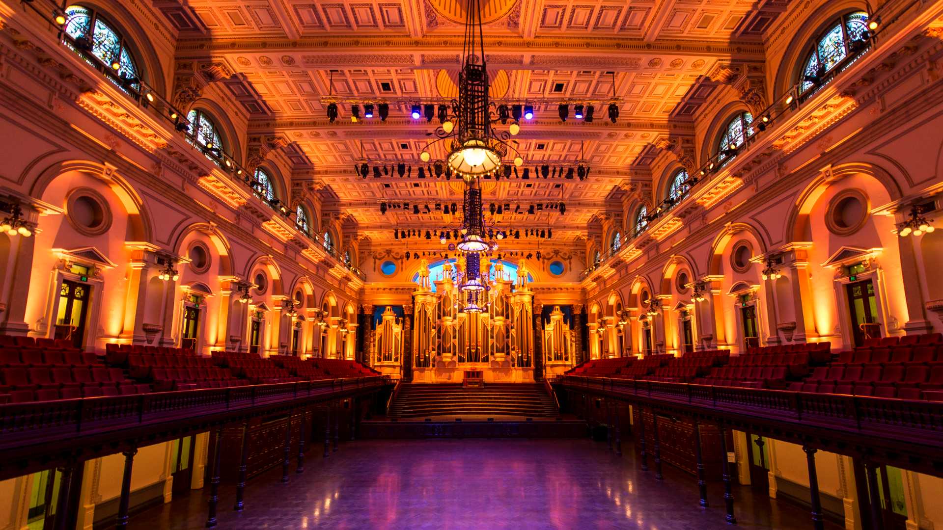 Inside Sydney Town Hall