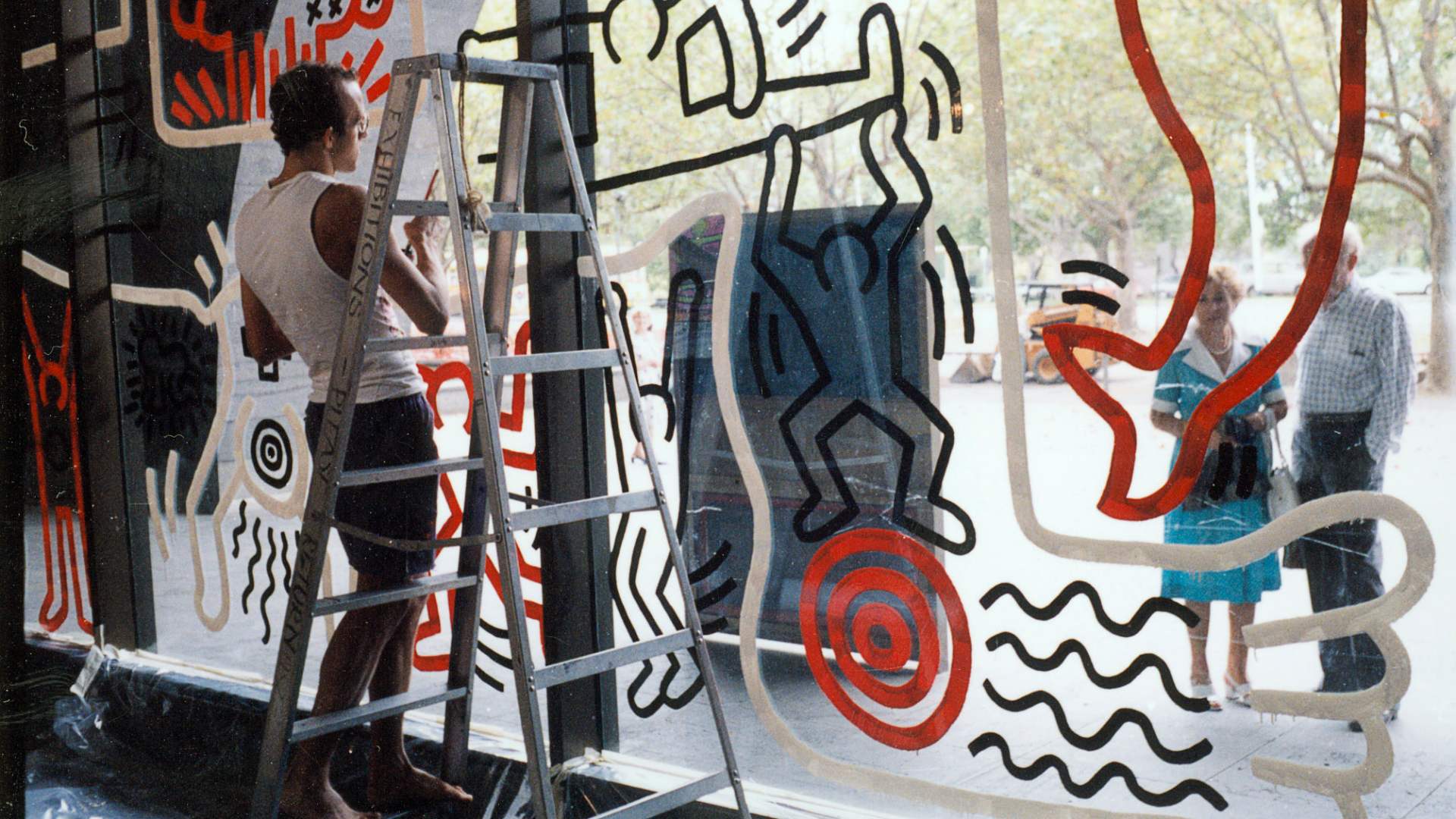 The NGV Is Bringing Back Keith Haring's Famed 1984 Water Wall Mural