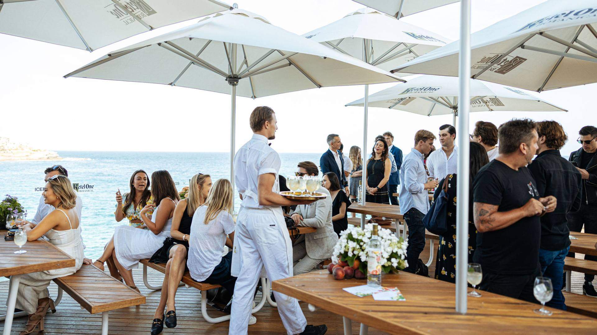 The Icebergs Terrace Has Been Transformed Into a Lush Pop-Up Bar Overlooking Bondi Beach