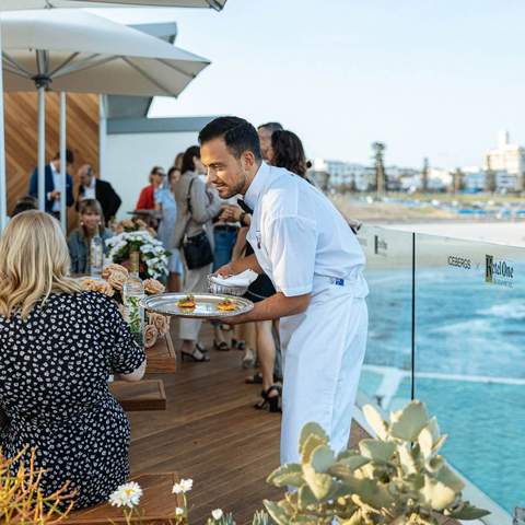 The Icebergs Terrace Has Been Transformed Into a Lush Pop-Up Bar Overlooking Bondi Beach