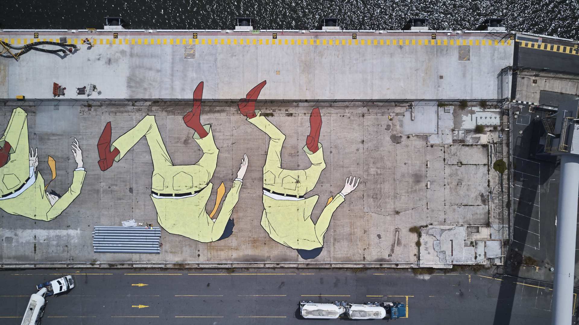 Port Melbourne Is Now Home to the Southern Hemisphere's Largest Mural