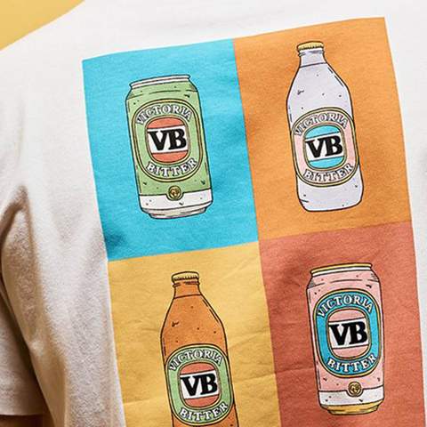 Victoria Bitter Has Teamed Up With Mr Simple on a New Line of Pop Art-Inspired Clothing and Merch