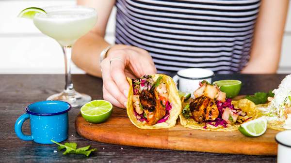 Tacos at Sonora Mexican restaurant in sydney.