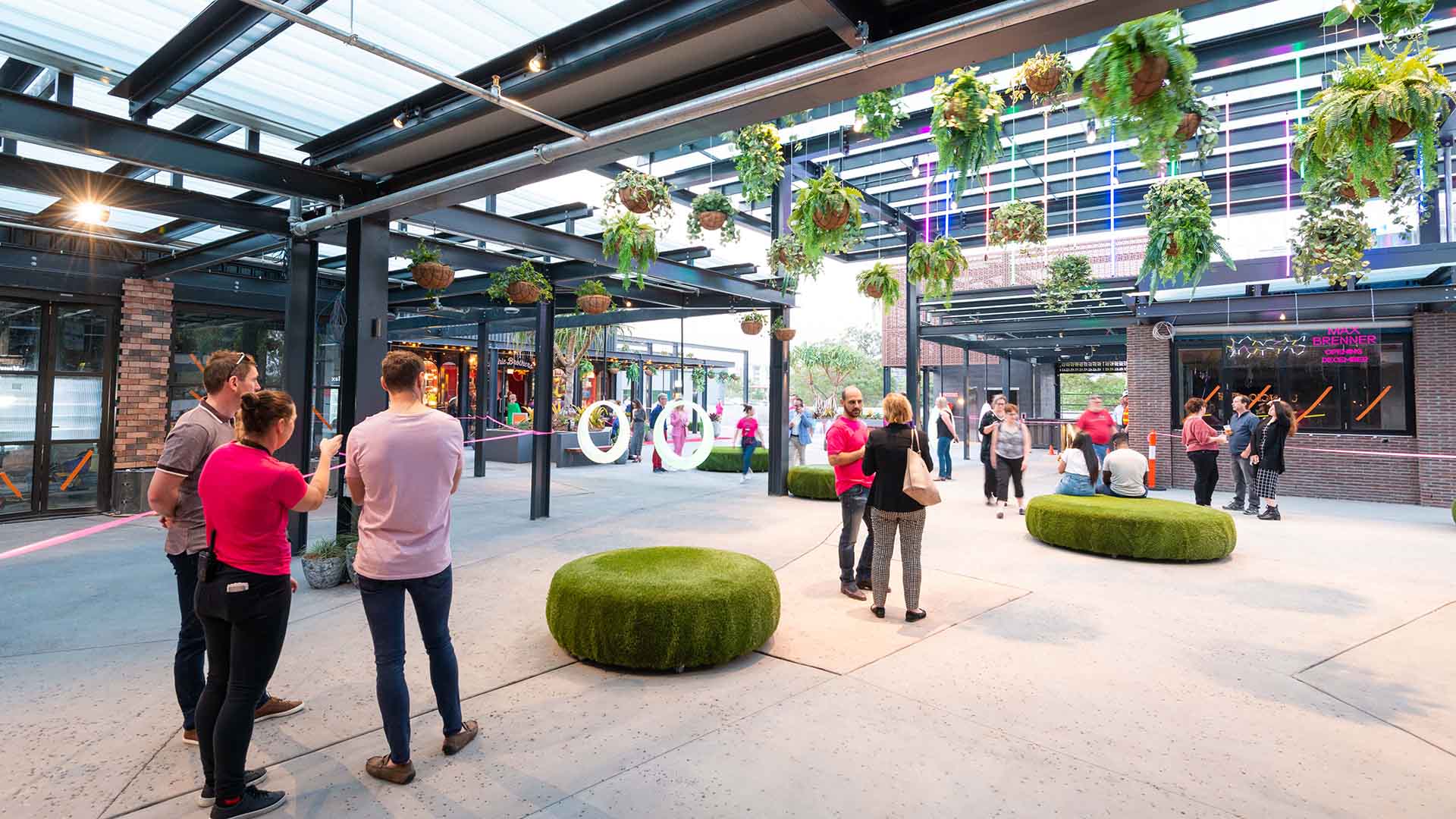 Upstairs at Toombul Is Brisbane's New Neon-Lit, Fountain-Filled Food Precinct