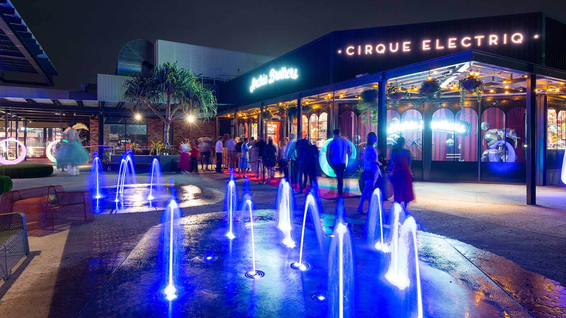 Upstairs at Toombul Is Brisbane's New Neon-Lit, Fountain-Filled Food Precinct