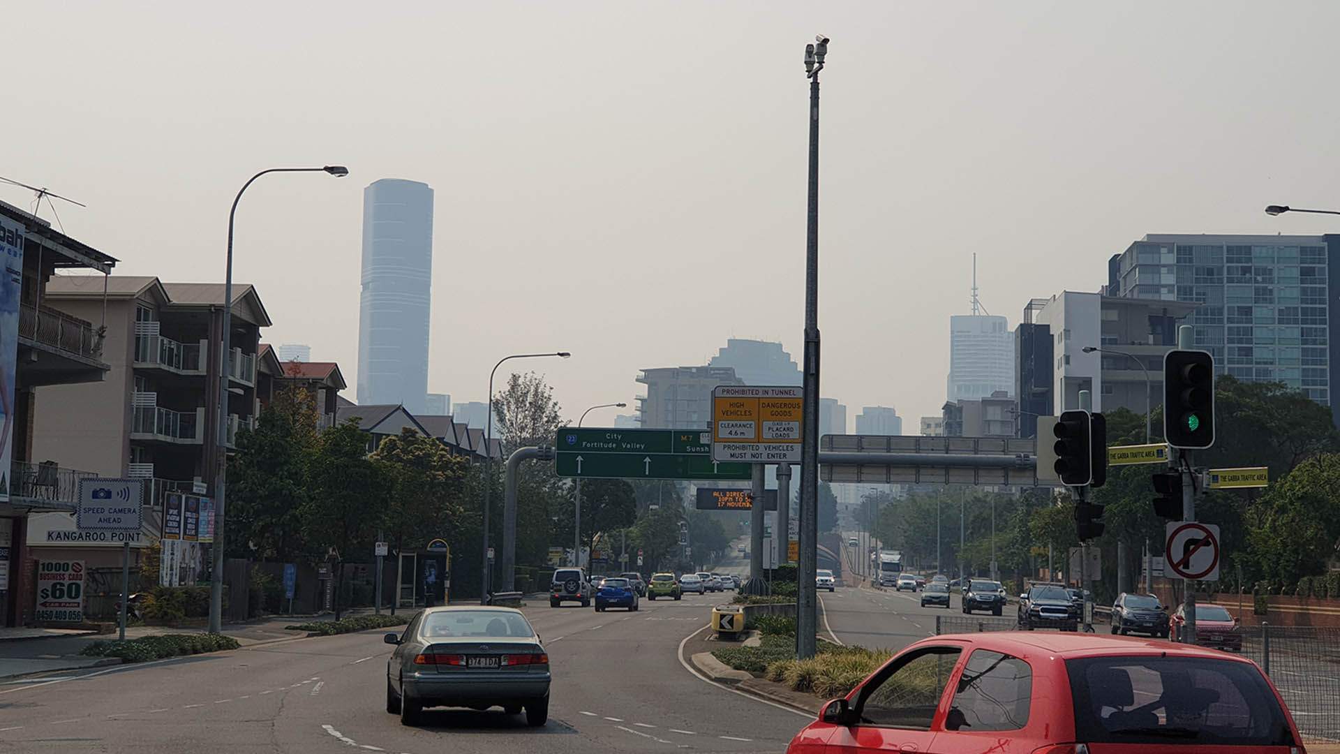 A Haze of Smoke Is Currently Affecting the Air Quality in Brisbane