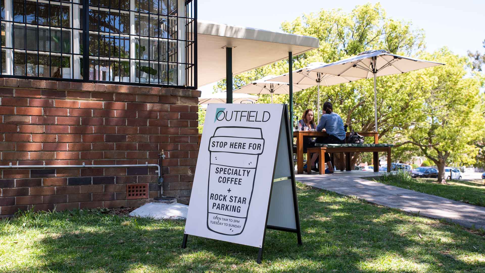 Outfield Is Ashfield's Parkside Cafe with a Picnic-Appropriate Menu and A-Plus Coffee