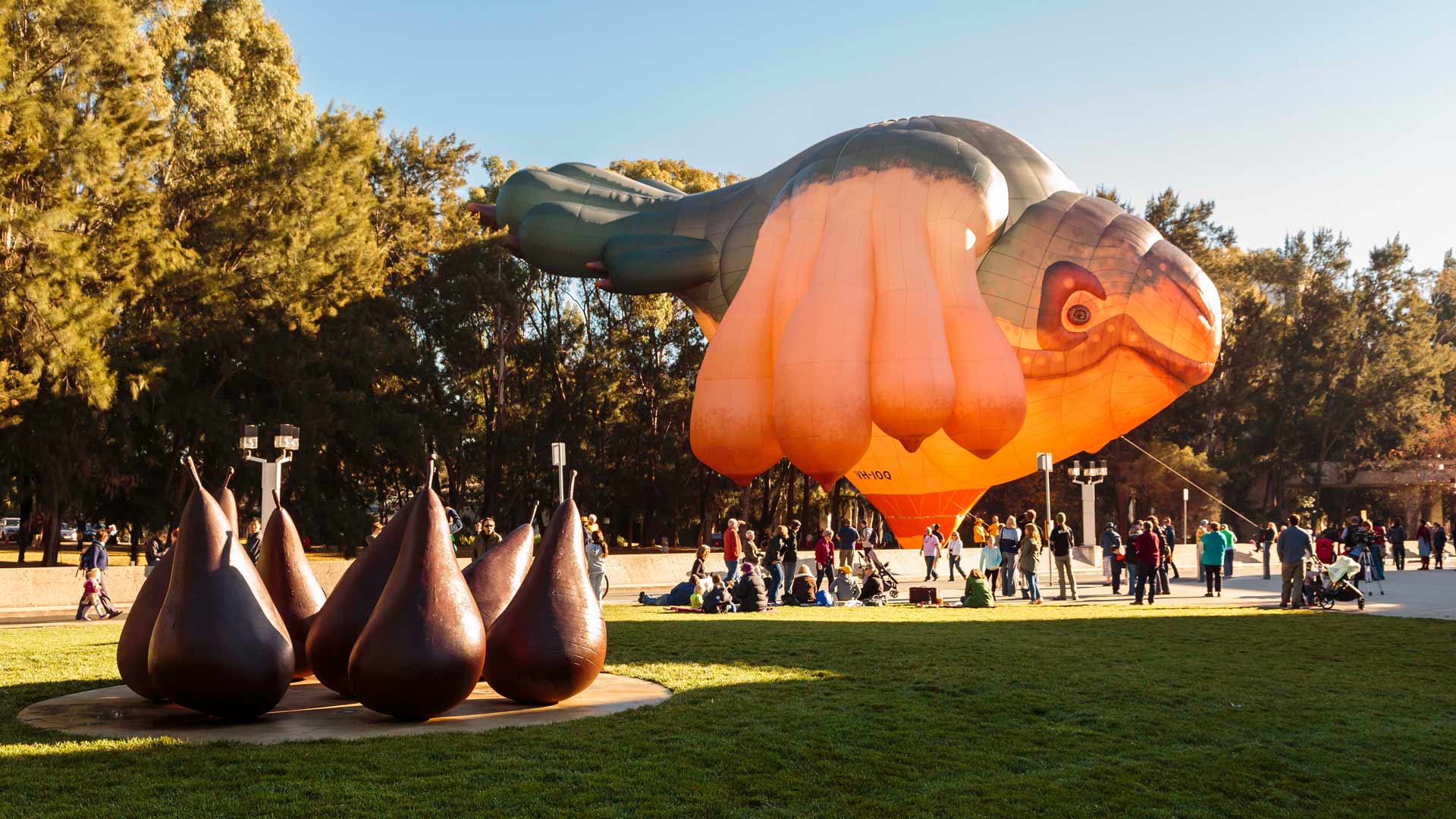 Patricia Piccinini's Otherworldy 'Skywhale' Is Coming Back — with a New Floating Companion