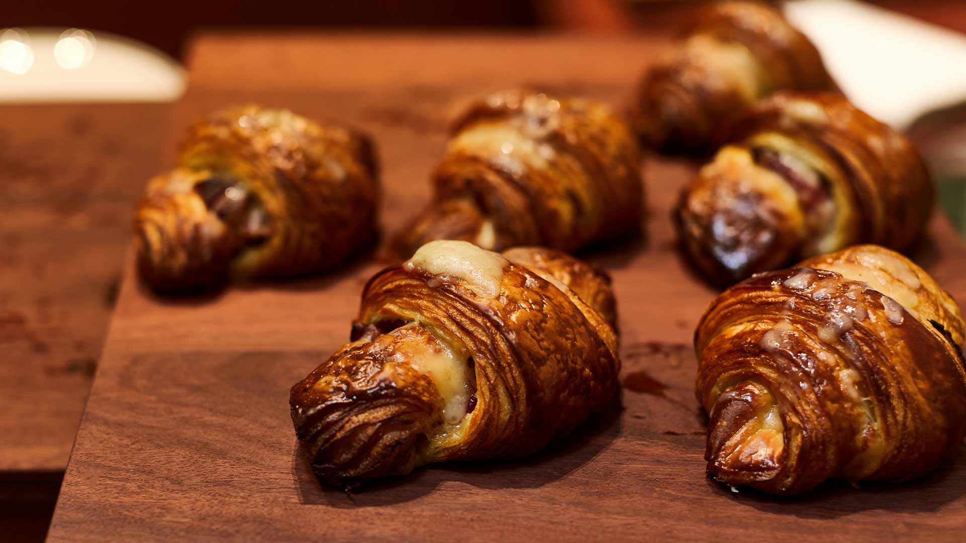 cheese croissants at Falco bakery - home to some of the best breakfast in Melbourne.