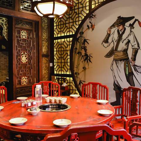 a small dining room at at Panda Hot Pot - one of the best hot pots in Melbourne