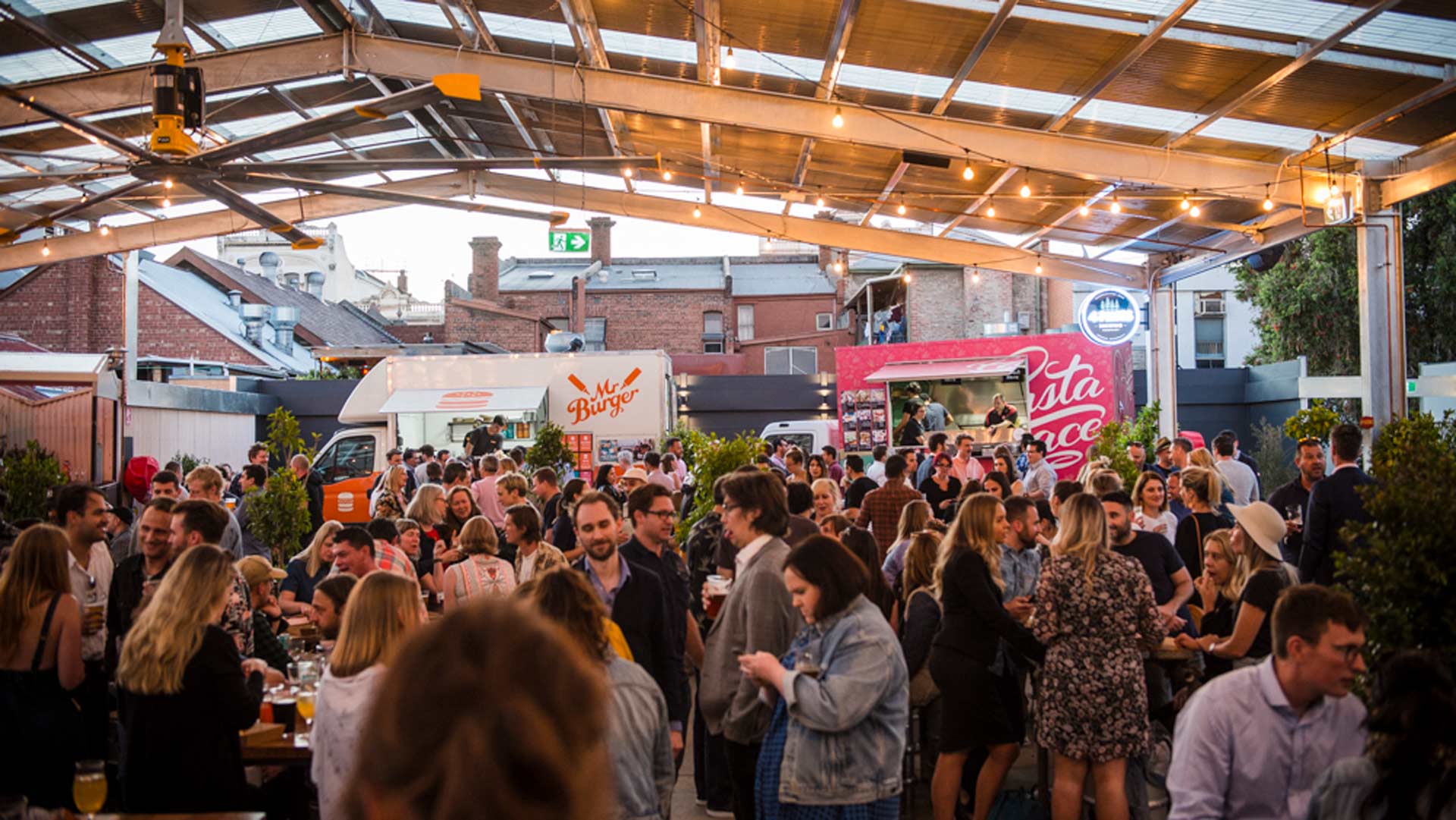 Welcome to Brunswick Is the Inner North's New Fairy Light-Lit Food Truck Park and Beer Garden