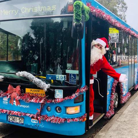 Eight Very Extra, Tinsel-Filled Christmas Buses Are Currently Cruising Around Sydney