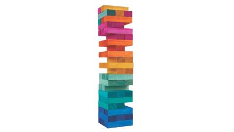 colourful jenga set from sunnylife