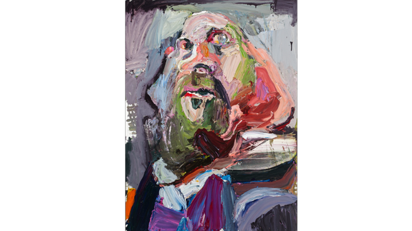 Ben Quilty painting 'Self Portrait, the executioner'