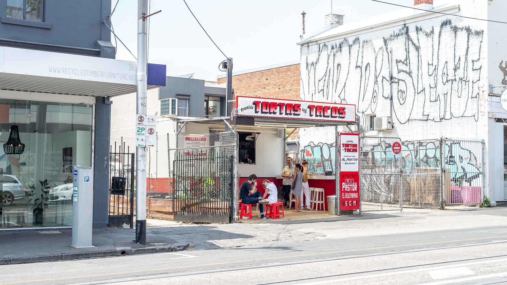 Frankie's Tortas & Tacos Is Collingwood's New Mexican Lunch Spot in a Tiny Car Park Kiosk