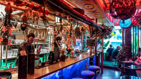 The Luwow Has Opened a Tiki Bar in the CBD with Leopard Print, Flaming Cocktails and Tacos