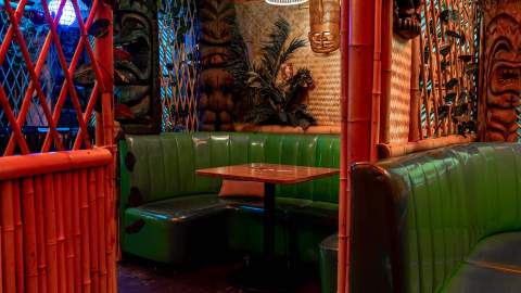 The Luwow Has Opened a Tiki Bar in the CBD with Leopard Print, Flaming Cocktails and Tacos