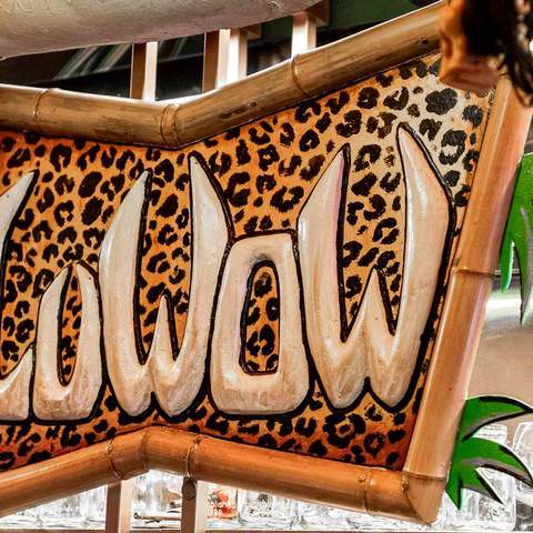 The Luwow Has Opened a Tiki Bar in the CBD with Leopard Print, Flaming Cocktails and Tacos