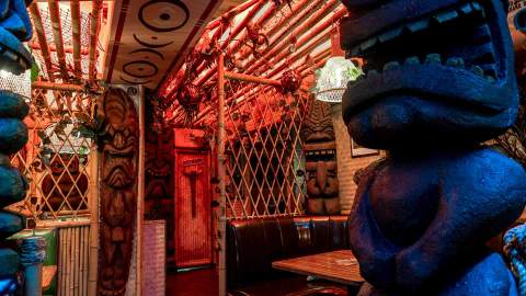 The Luwow Has Opened a Tiki Bar in the CBD with Leopard Print, Flaming Cocktails and Tacos